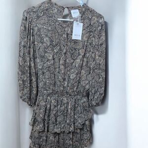 Misa Los Angeles Paisley Mini Dress - NWT - Size Medium $358 MSRP
